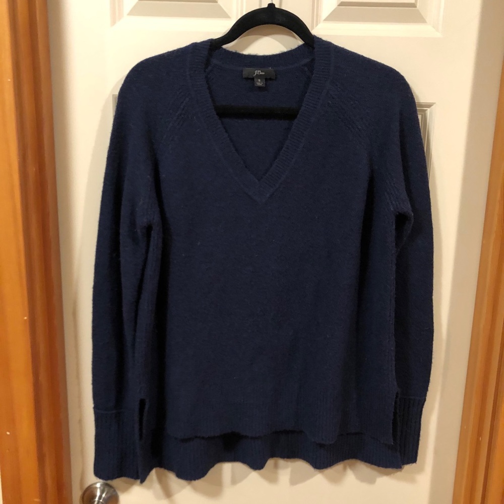 J Crew V-Neck Sweater in Supersoft Yarn